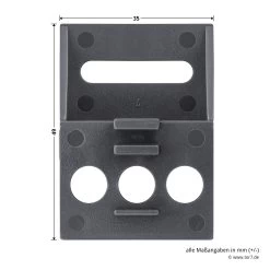 Hörmann Zubehörbeutel Erweiterungsgehäuse -Wohnaccessoires 638079 hoermann zubehoerbeutel erweiterungsgehaeuse winkel bemassung