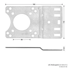 Hörmann Getriebeanbausatz Für Fremdtore 17 Hörmann Getriebeanbausatz Für Fremdtore -Wohnaccessoires 638292 hoermann getriebeanbausatz fuer fremdtore platte masse