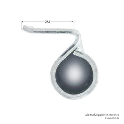 Hörmann Flügelteil FE Verzinkt, Verstellbar, H8-5/MZ/Quadro -Wohnaccessoires 691050 hoermann fluegelteil fe verzinkt verstellbar h8 5 mz quadro masse