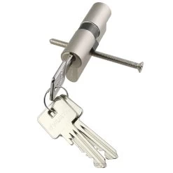 Schließzylinder 30/30 Mit Drei Schlüsseln Doppelzylinder NP -Wohnaccessoires 77004016 wuerth profildoppelzylinder draufsicht