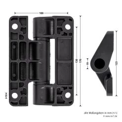 Hörmann Entlastungsrolle Mit Doppel-Bandteil 400 Mm, M12, DIN Links, Aufliegend 11 Hörmann Entlastungsrolle Mit Doppel-Bandteil 400 Mm, M12, DIN Links, Aufliegend -Wohnaccessoires 772637 hoermann entlastungsrolle mit doppel bandteil 400mm m12 din links aufliegend masse bild 2