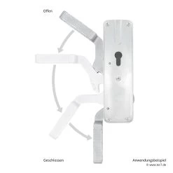 Hörmann Tortreibriegel Basküle Links, PZ 15 Hörmann Tortreibriegel Basküle Links, PZ -Wohnaccessoires 790540 hoermann tortreibriegel baskuele links pz anwendungsbeispiel