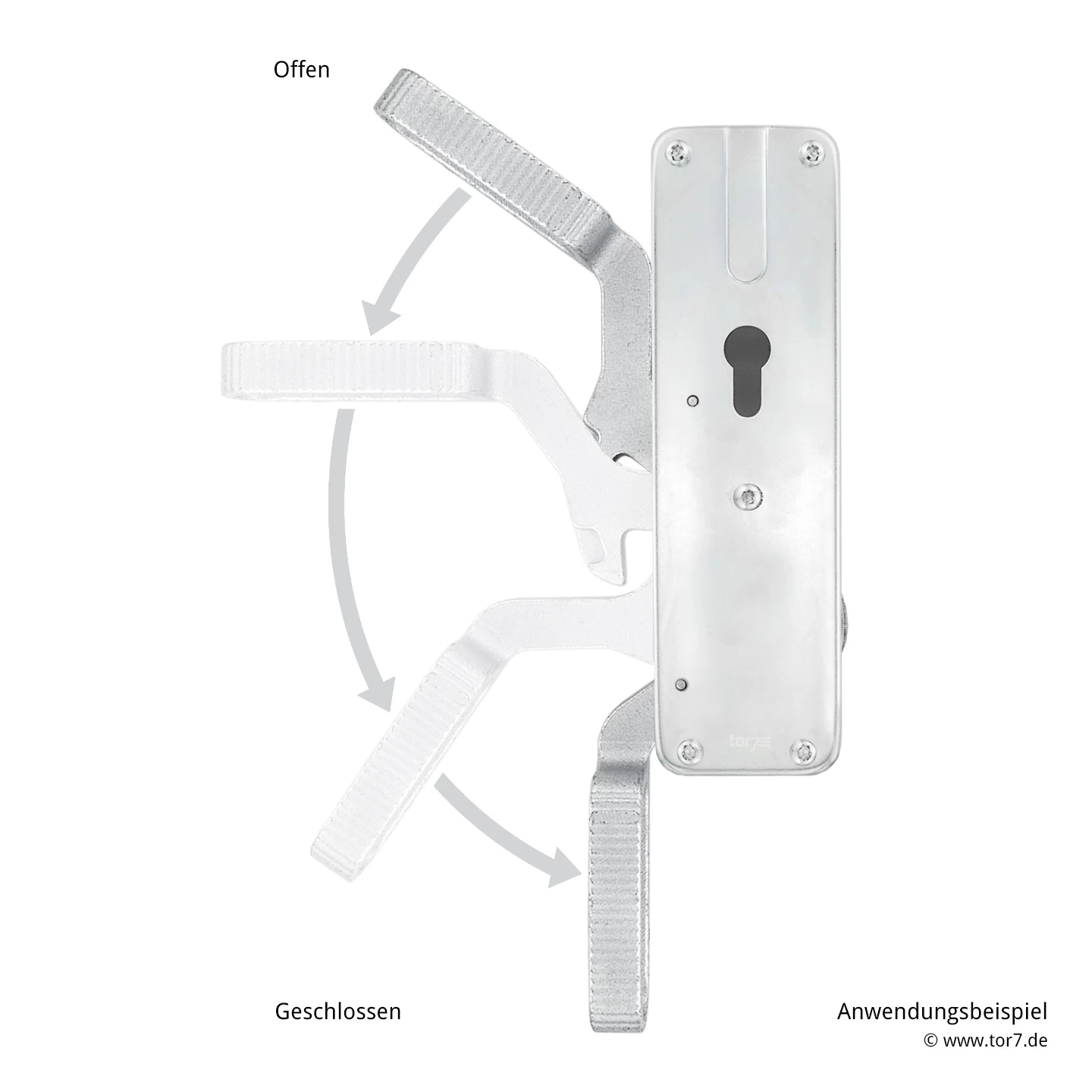 Hörmann Tortreibriegel Basküle Links, PZ 9 Hörmann Tortreibriegel Basküle Links, PZ – Bild 7