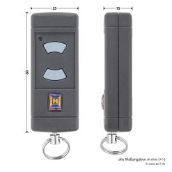 Hörmann Set: Empfänger HET 2 Mit 2 Handsendern HSE 2, 868 MHz -Wohnaccessoires h901 hoermann set empfaenger het 2 mit 2 handsendern hse 2 868 mhz masse handsender