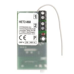 Hörmann Set: Empfänger HET 2 Mit 2 Handsendern HSM 4, 868 MHz -Wohnaccessoires h902 hoermann set empfaenger het 2 mit 2 handsendern hsm 4 868 mhz platine vorderseite