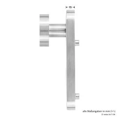 Steinau FS ES1-K Sicherheitsbeschlag, Typ D 510, Edelstahl Matt 19 Steinau FS ES1-K Sicherheitsbeschlag, Typ D 510, Edelstahl Matt -Wohnaccessoires ste810113 steinau fs es1 k sicherheitsbeschlag typ d 510 edelstahl matt masse knauf seite