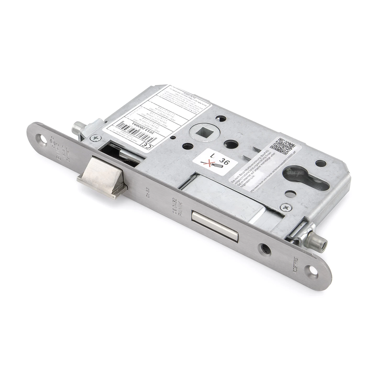 Teckentrup STA Einsteck-Panikschloss 1013 E, Stulp Edelstahl 3 Teckentrup STA Einsteck-Panikschloss 1013 E, Stulp Edelstahl