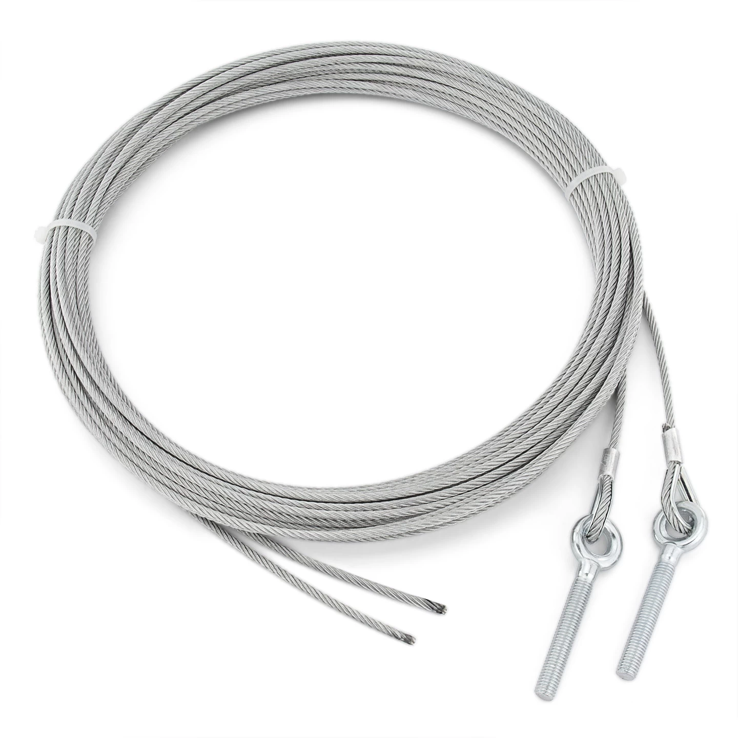 Teckentrup Stahlseil-Paar 4 Mm, Mit Kausche Und Ringschraube 3 Teckentrup Stahlseil-Paar 4 Mm, Mit Kausche Und Ringschraube